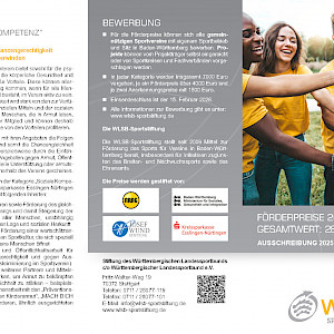 WLSB-Sportstiftung | Förderpreise mit jeweils bis zu 4.000 Euro für engagierte Sportvereine – Online-Bewerbung ab sofort möglich