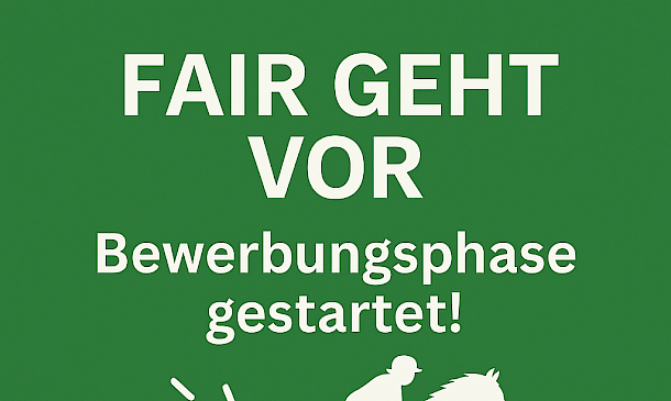🐴✨ FAIR GEHT VOR – Bewerbungsphase gestartet!