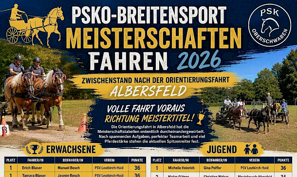 ☀️ PSKO‑Meisterschaft Breitensport - 2. Station Fahren - mit sonniger O-Fahrt bei den PF Albersfeld ist voller Erfolg! 🐴☀️