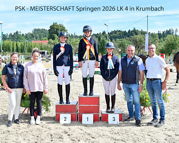 ✨ 🏆 PSK Oberschwaben-Meisterschaften Springen 2026: Die neuen Meister:innen in der LK 4 stehen fest!