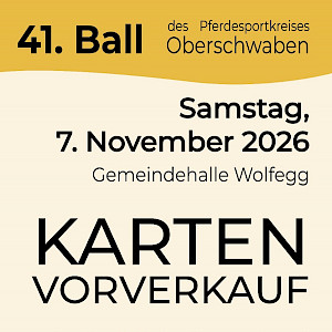 Der Kartenvorverkauf startet! 🎉 ... und die Ballnacht des Pferdesports rückt näher! ✨🏆