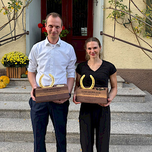 Verleihung des Goldenen Longierabzeichen an Daniel Zembrot! 💛💙🥇🐴